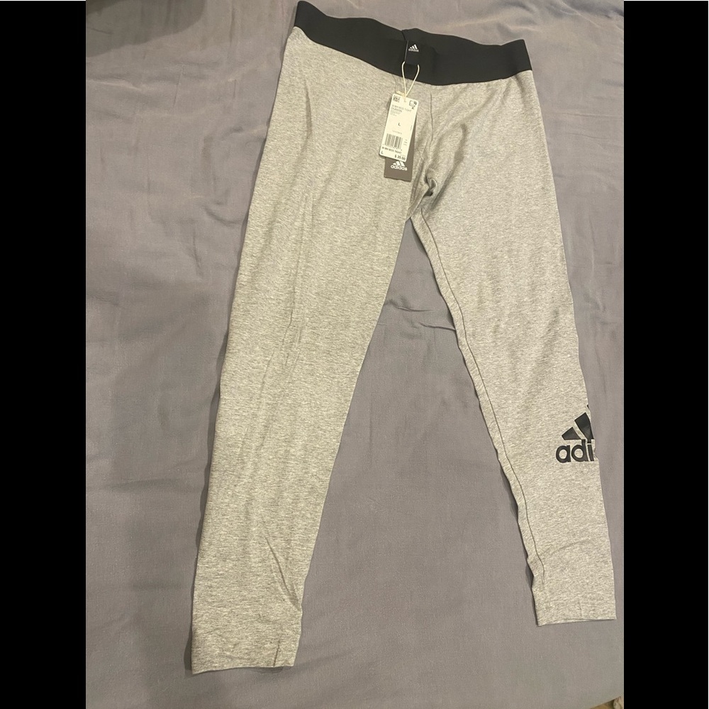 NWT adidas grey leggings
